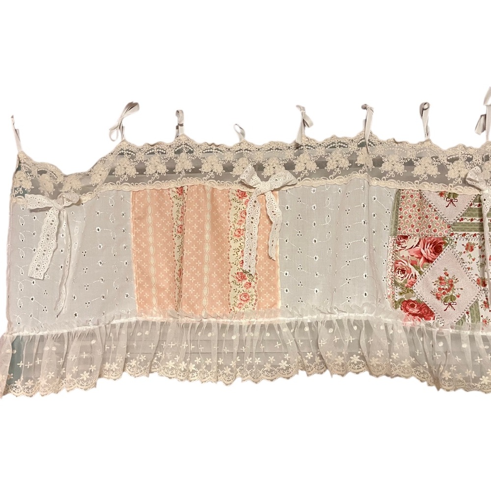 Floral Patchwork Custom Made Valance